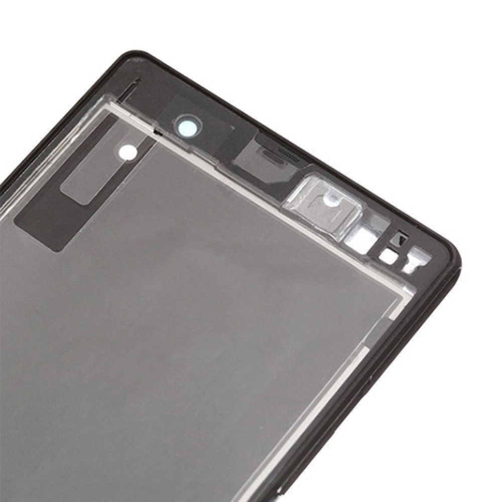 Front Housing LCD Frame Bezel Plate  for Sony Xperia Z / L36h / C6602 / C6603(Black) Sony Replacement Parts Sony Xperia Z